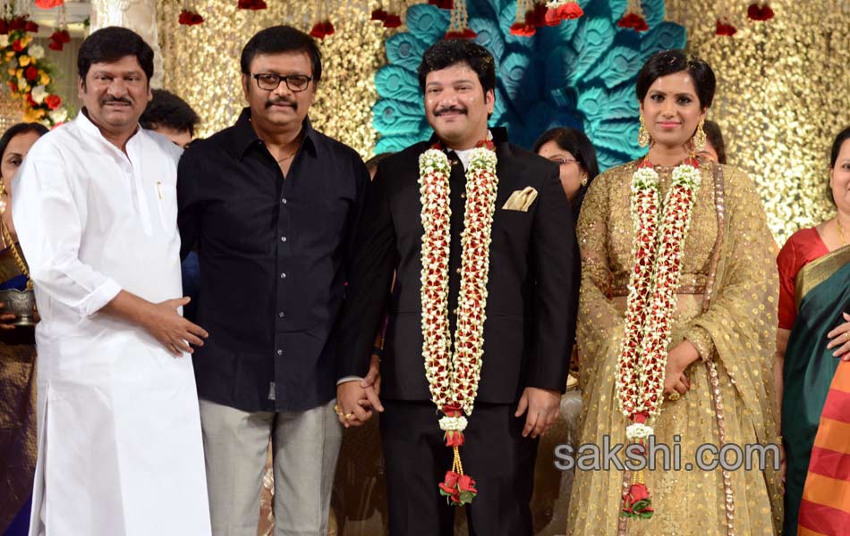 Rajendra Prasad Son Wedding Reception7