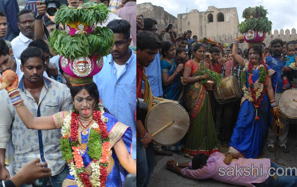 Golconda bonala festival started5