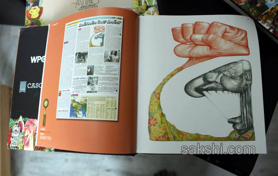 Premiers Congratulations to the Sakshi cartoonist Shankar13
