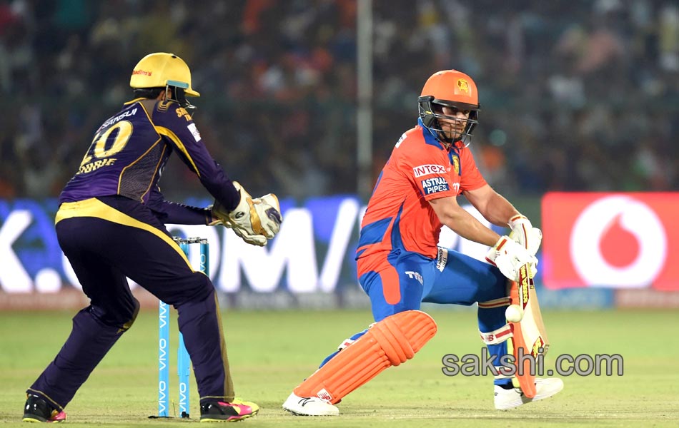 Gujarat Lions win on Kolkata Knight Riders - Sakshi14
