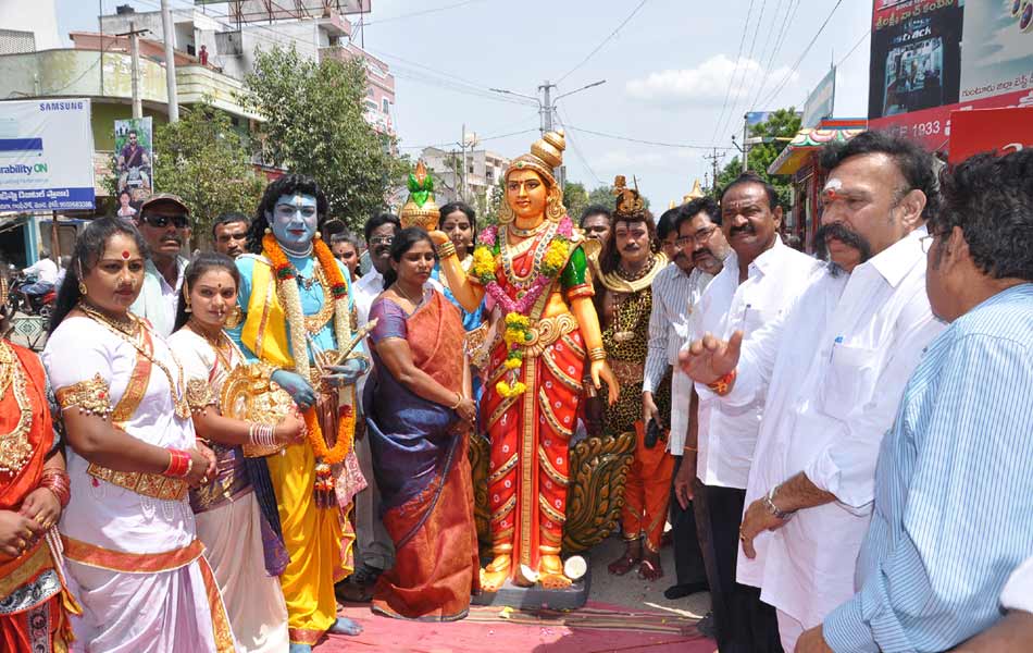 Holly skits perfomances at puskara nagar stages - Sakshi9