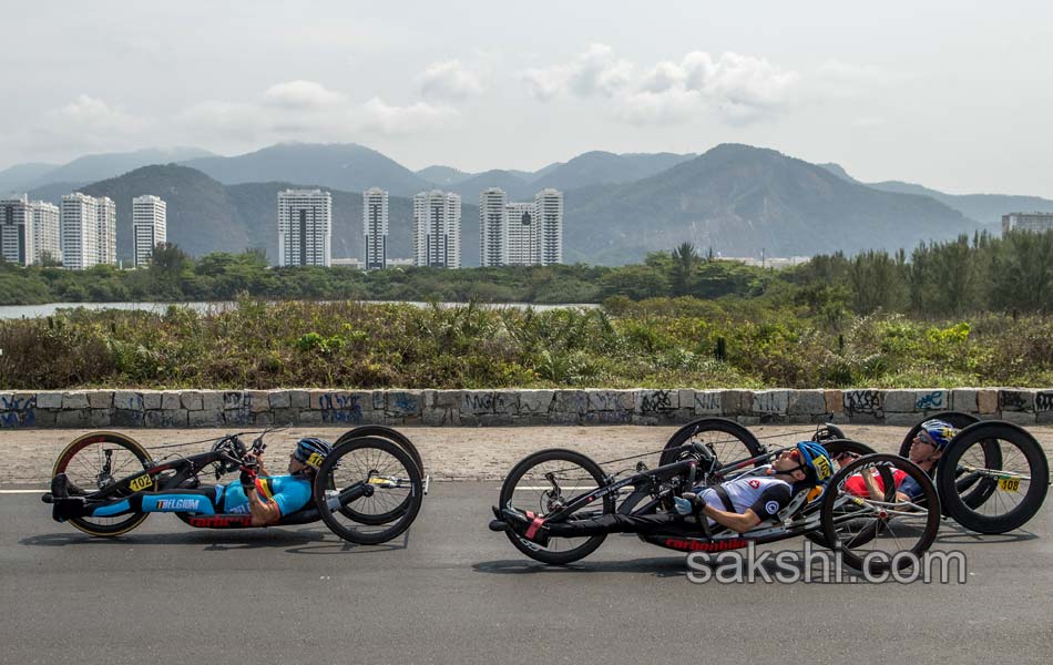 Rio Paralympics Cycling hand cycling event1