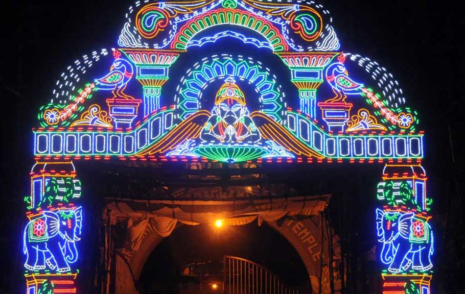 electrical lighting decoration in tirupathi - Sakshi4