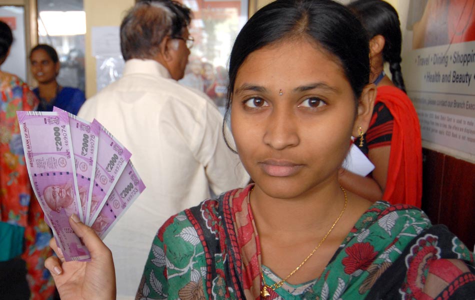 New currency smiles - Sakshi2
