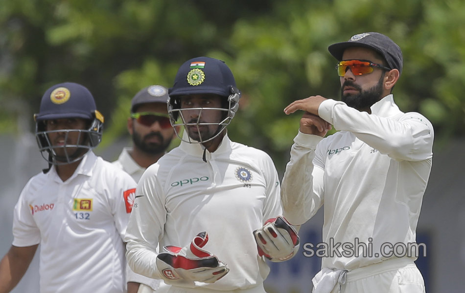 india won by first test in Sri Lanka9