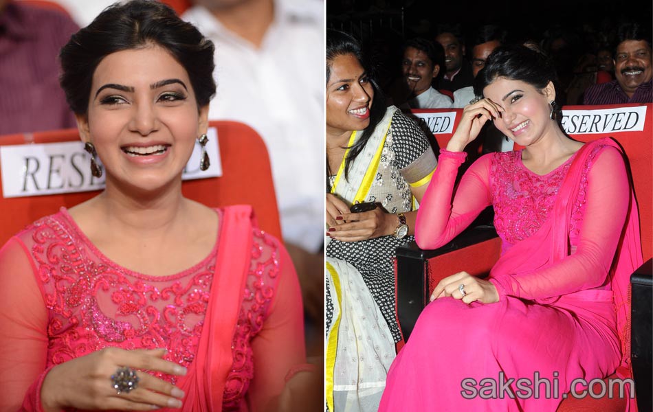 Samantha Special Attraction at Auto Nagar Surya Audio Function4