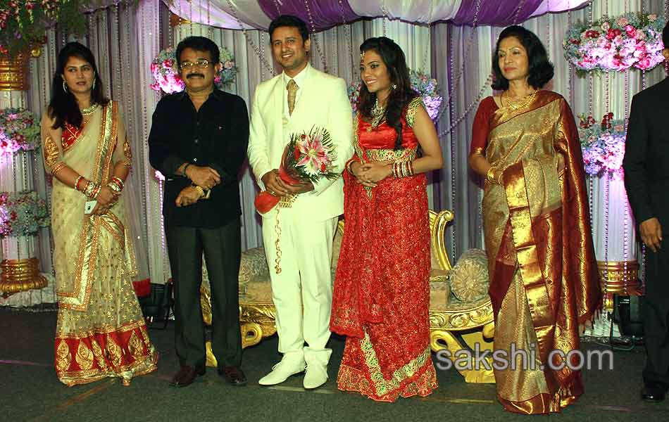 Actor Raja and Amritha wedding - Sakshi7