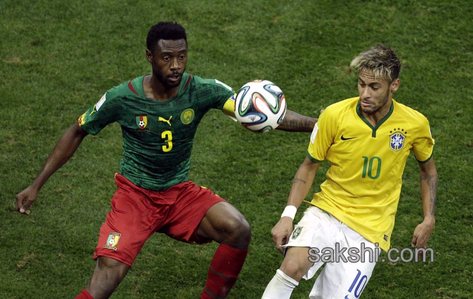 brazil victory over cameroon - Sakshi15