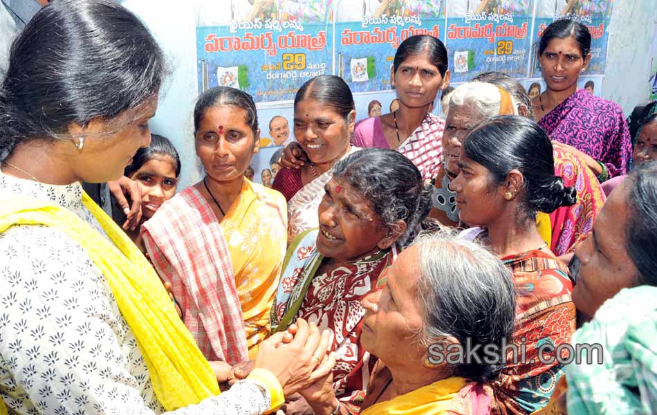 Y S Sharmila Paramarsha Yatra Day 35