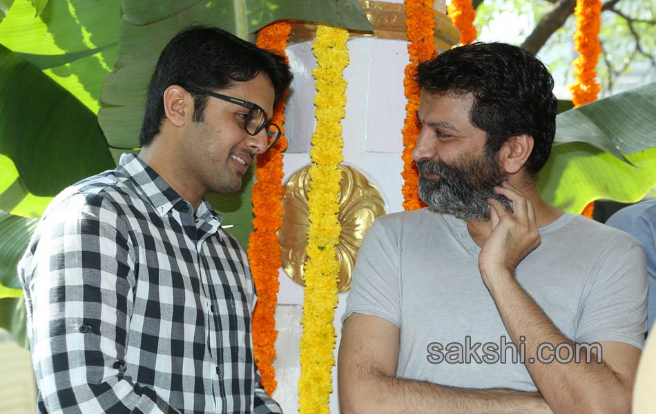 nitin and trivikram movie opening8
