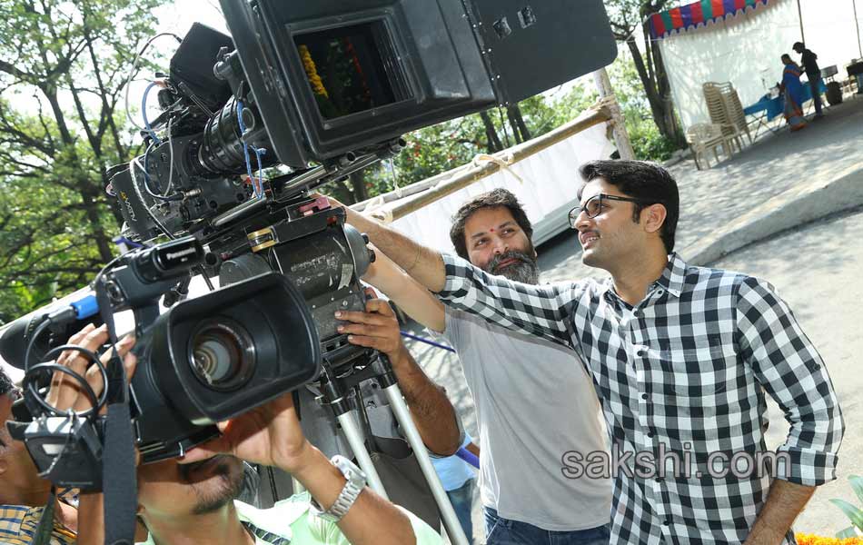 nitin and trivikram movie opening17