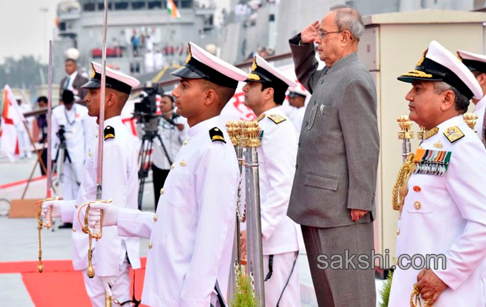 Pranab Modi to take part in International Fleet Review - Sakshi11