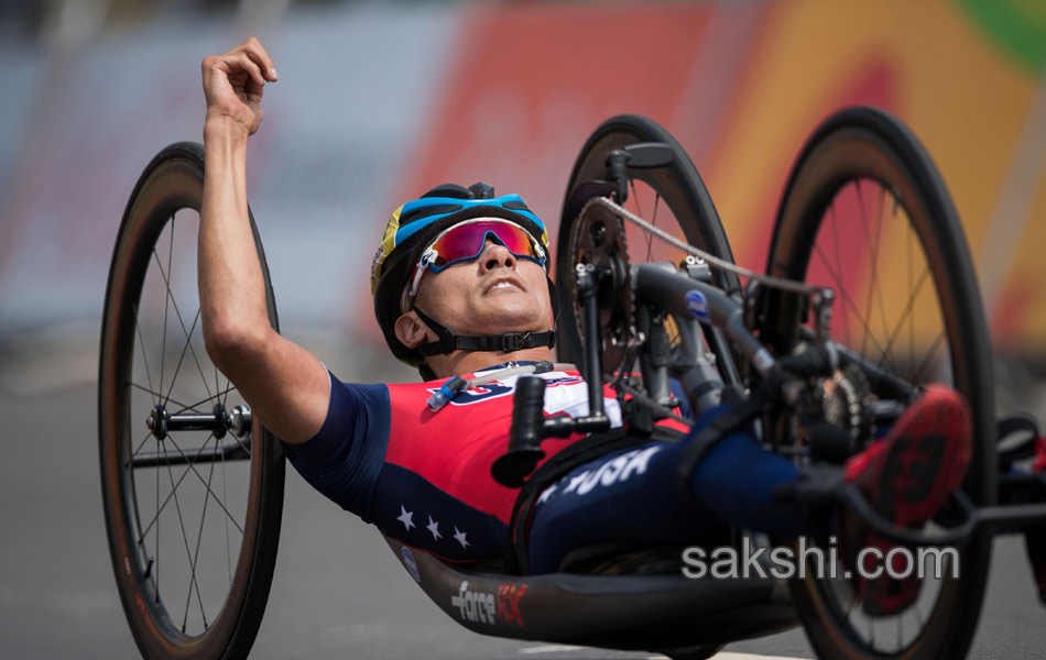 Rio Paralympics Cycling hand cycling event4