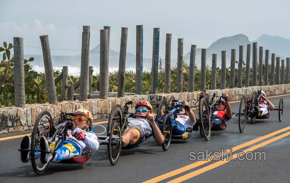 Rio Paralympics Cycling hand cycling event5