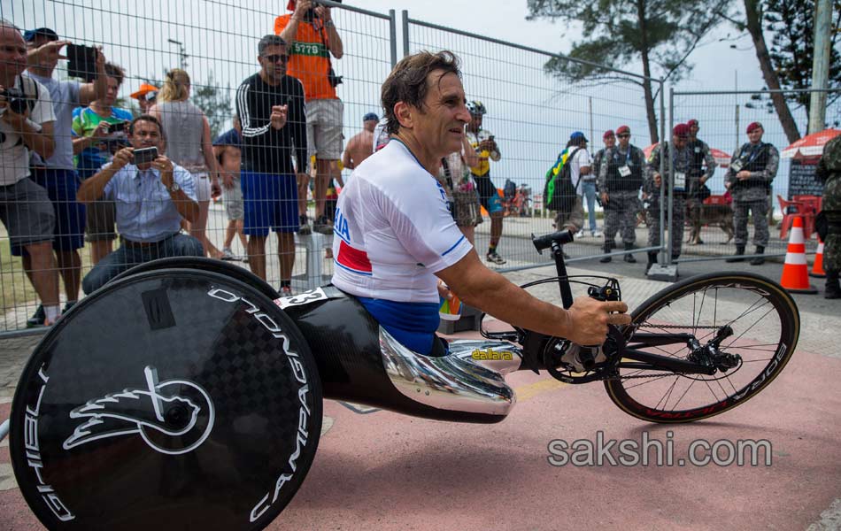 Rio Paralympics Cycling hand cycling event6