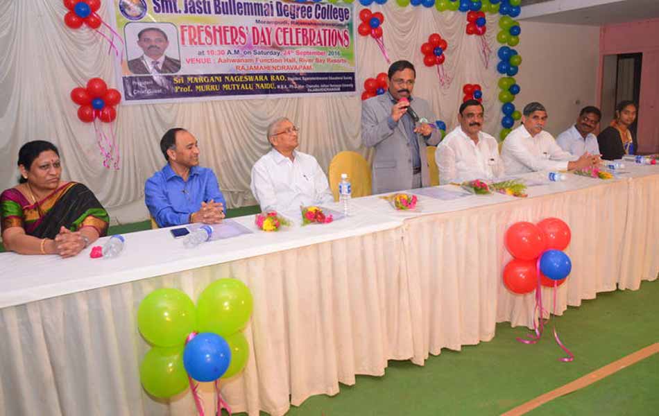 freshers day in jasti college2