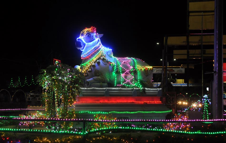 electrical lighting decoration in tirupathi - Sakshi1
