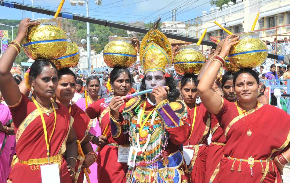 cultural programs in simha vahana seva5