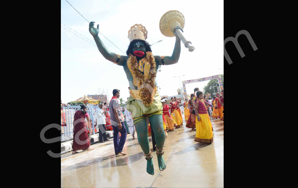 Hanumanthu Vahana brahmotsavam5