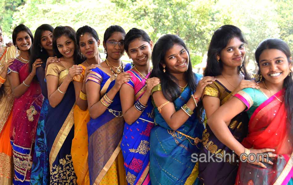 Students ugadi celebrations in MLR Institute of Technology14