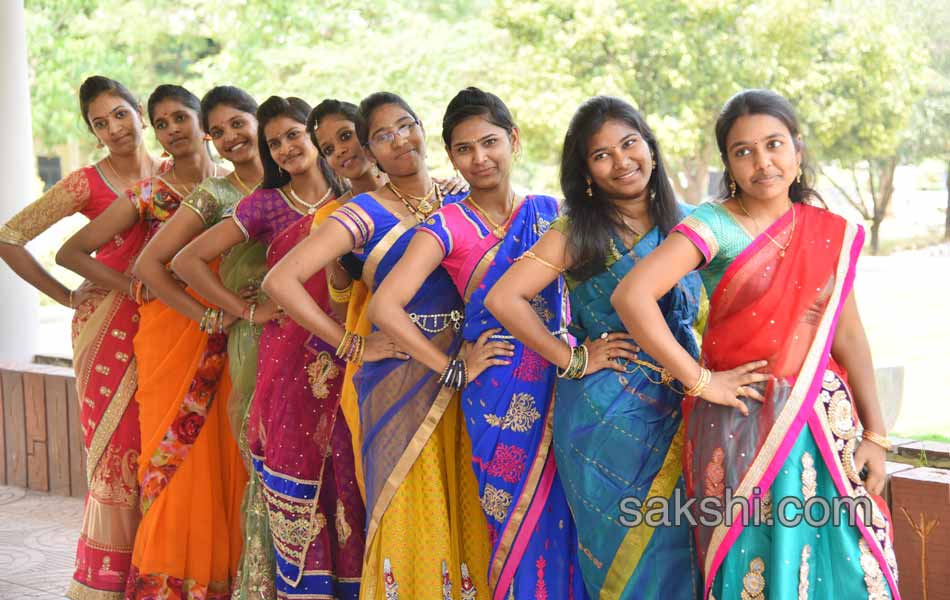 Students ugadi celebrations in MLR Institute of Technology19