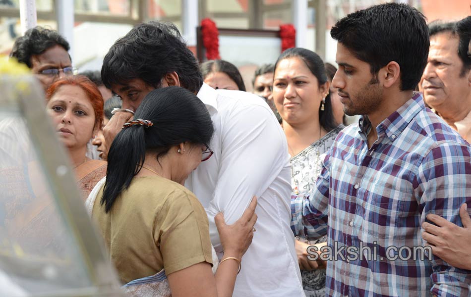 celebreties broke into tears with akkineni nageswara rao death - Sakshi96