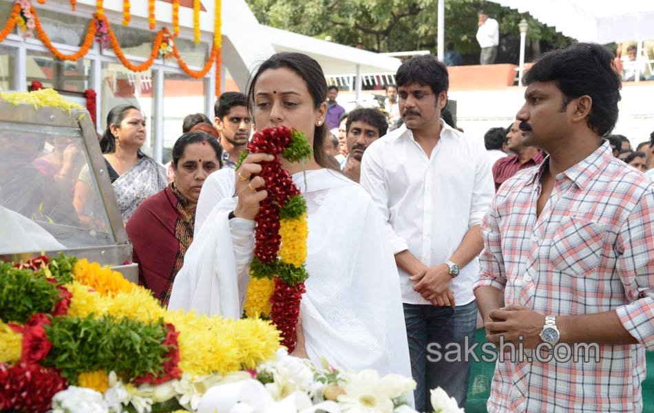 celebreties broke into tears with akkineni nageswara rao death - Sakshi118