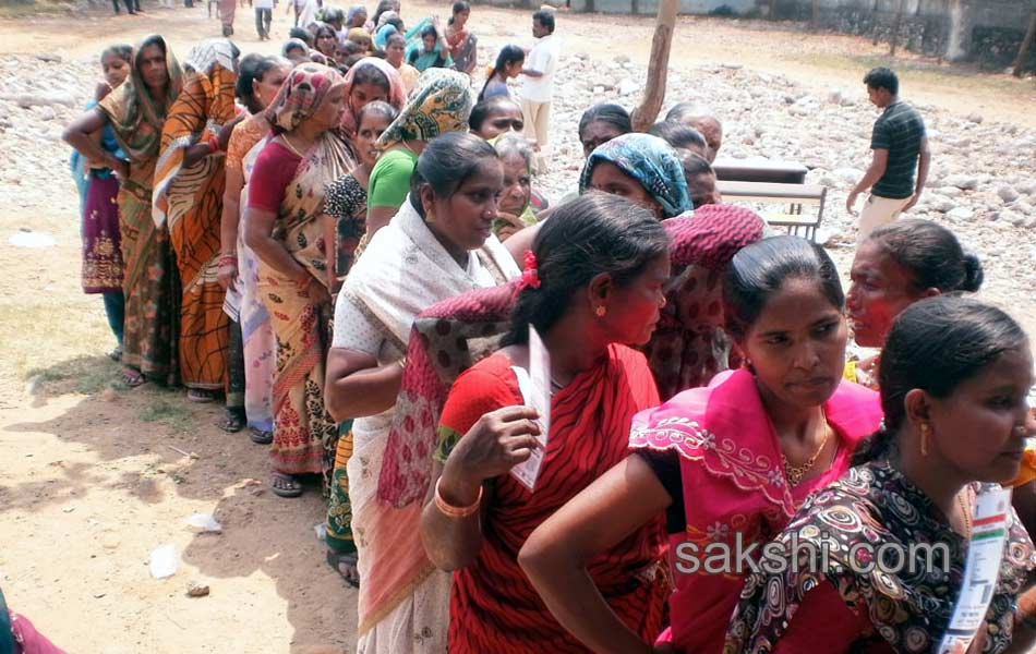 ZPTC MPTC polling at different districts in state - Sakshi1