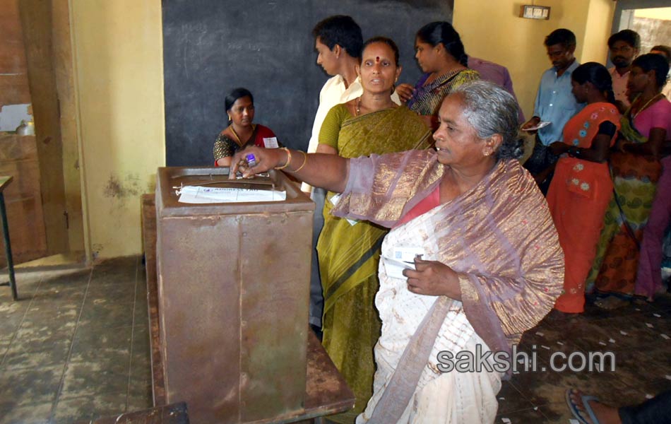 ZPTC MPTC polling at different districts in state - Sakshi15