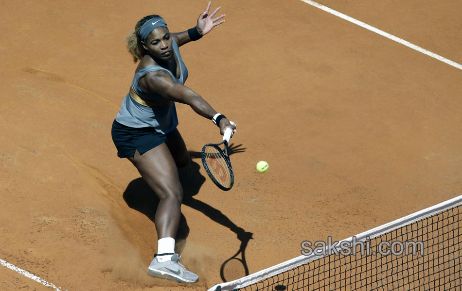 Serena wins italy tennis open1