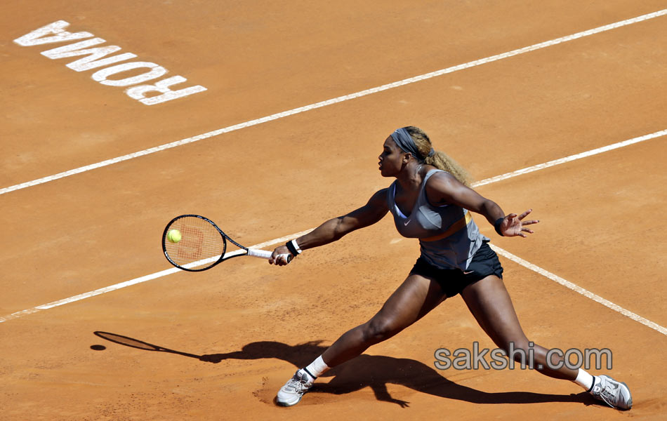 Serena wins italy tennis open5