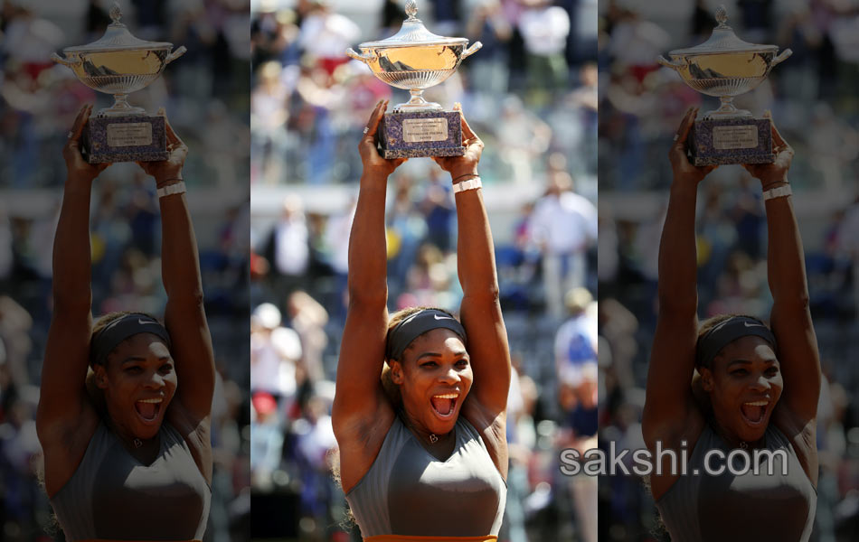 Serena wins italy tennis open12