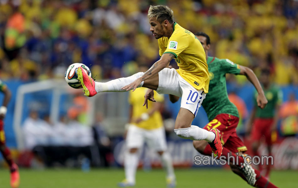 brazil victory over cameroon - Sakshi7