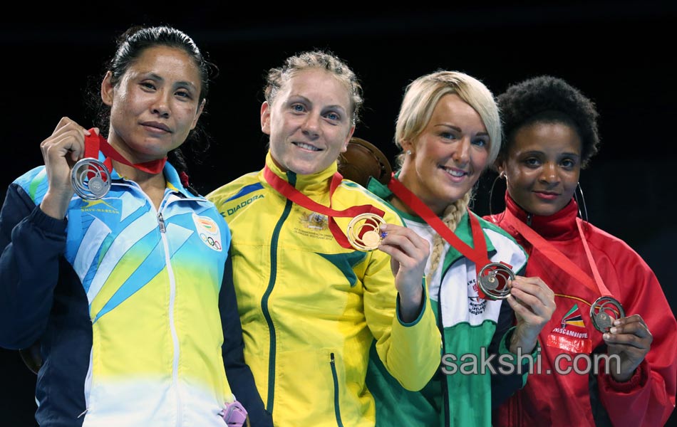 india won gold and silver at common wealth games 20149