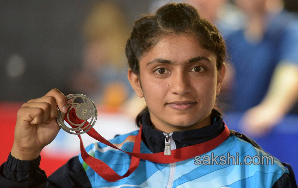 india won gold and silver at common wealth games 201419
