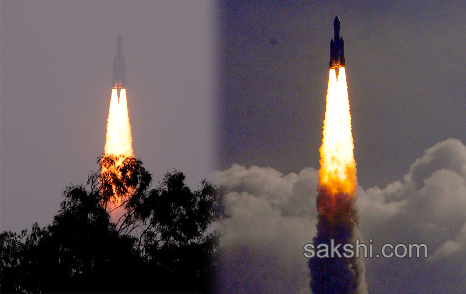 ISRO successfully launches GSLV Mark III - Sakshi1
