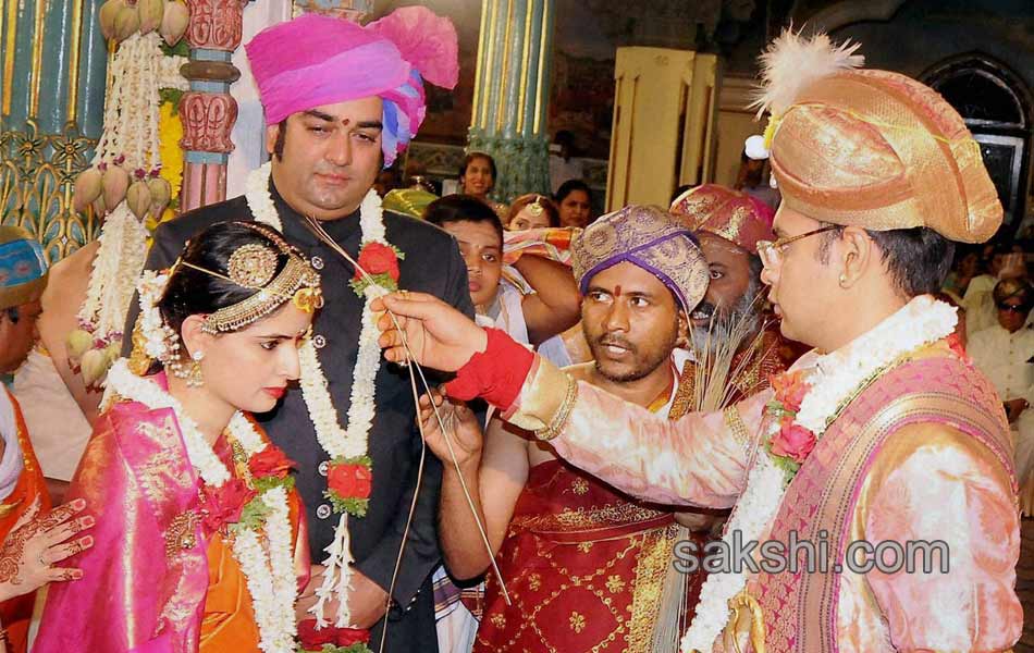King Yaduveer Ties Knot with Rajasthan Royalty at Mysore Palace4