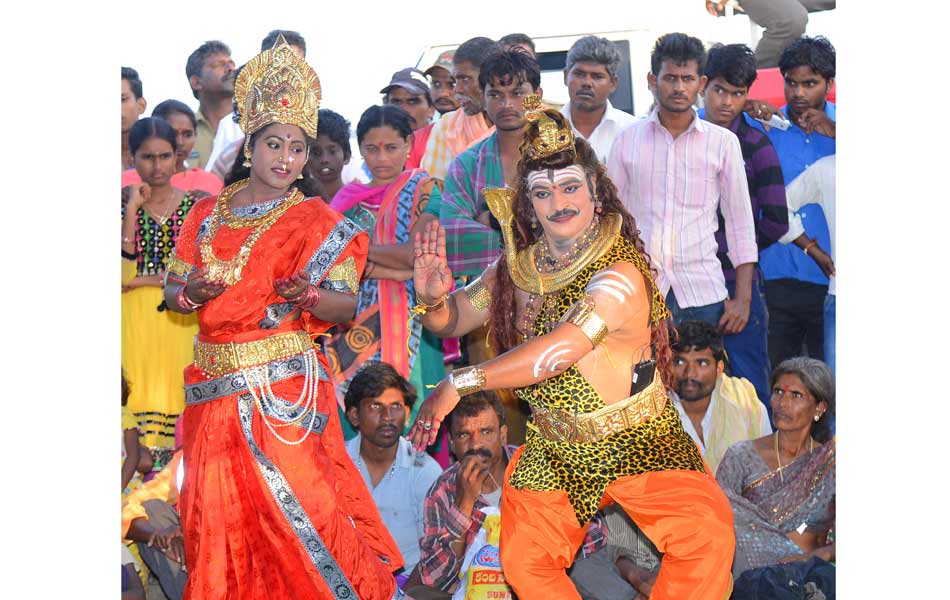 Holly skits perfomances at puskara nagar stages - Sakshi4