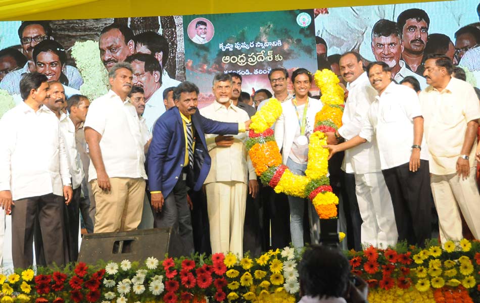 grand welcome for sindhu7