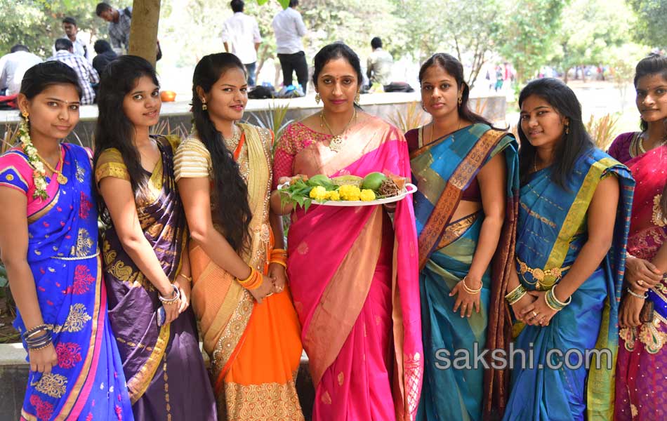 Students ugadi celebrations in MLR Institute of Technology3