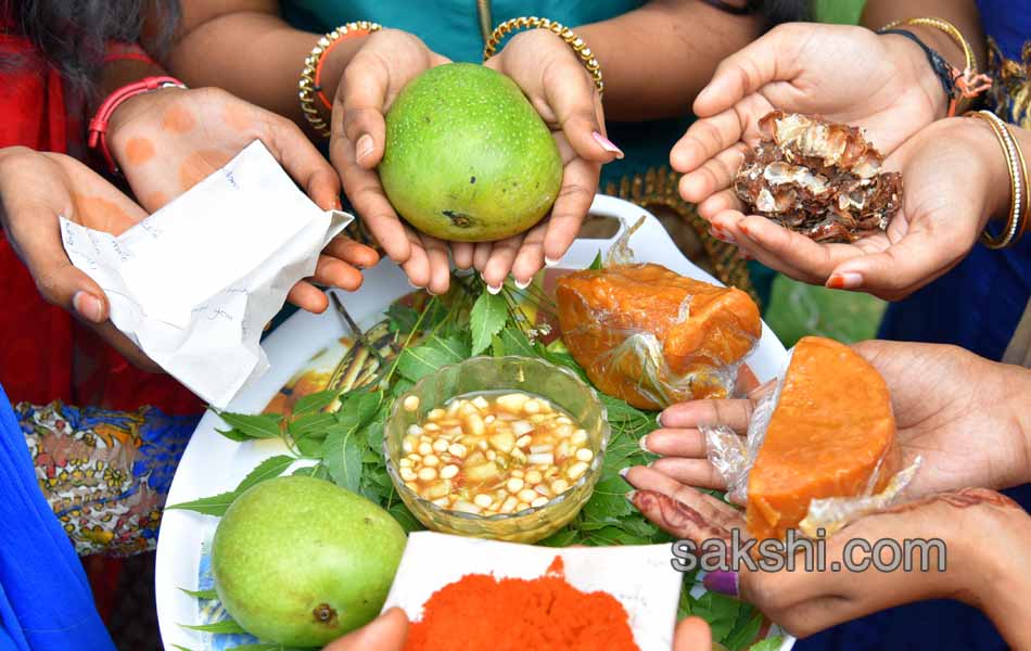 Students ugadi celebrations in MLR Institute of Technology16