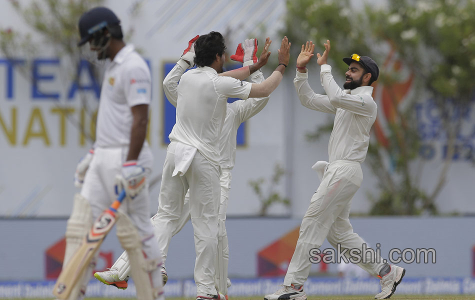 india won by first test in Sri Lanka11