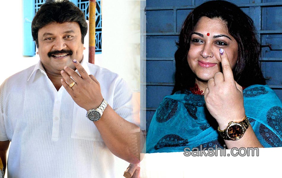 Celebrities turn up big time to vote - Sakshi4