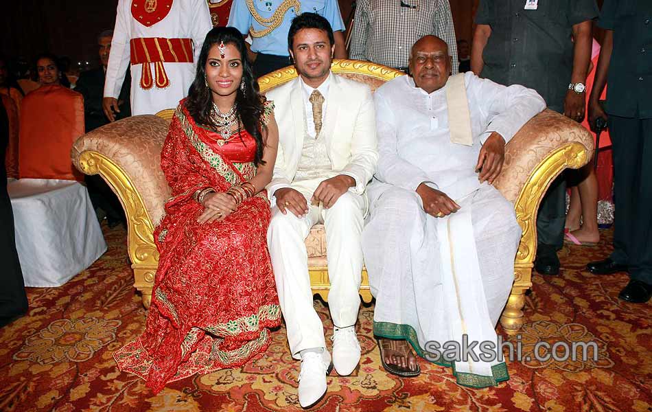 Actor Raja and Amritha wedding - Sakshi11