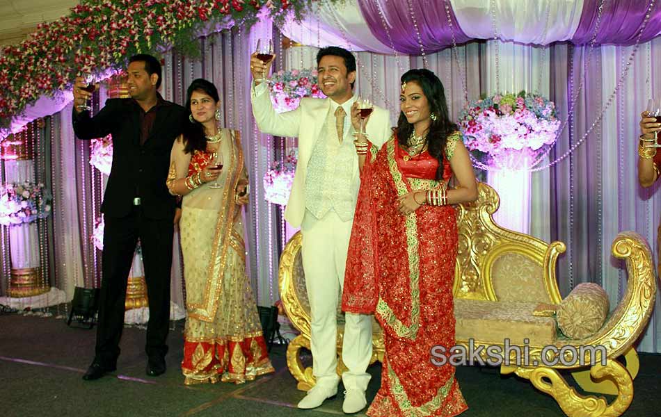 Actor Raja and Amritha wedding - Sakshi13