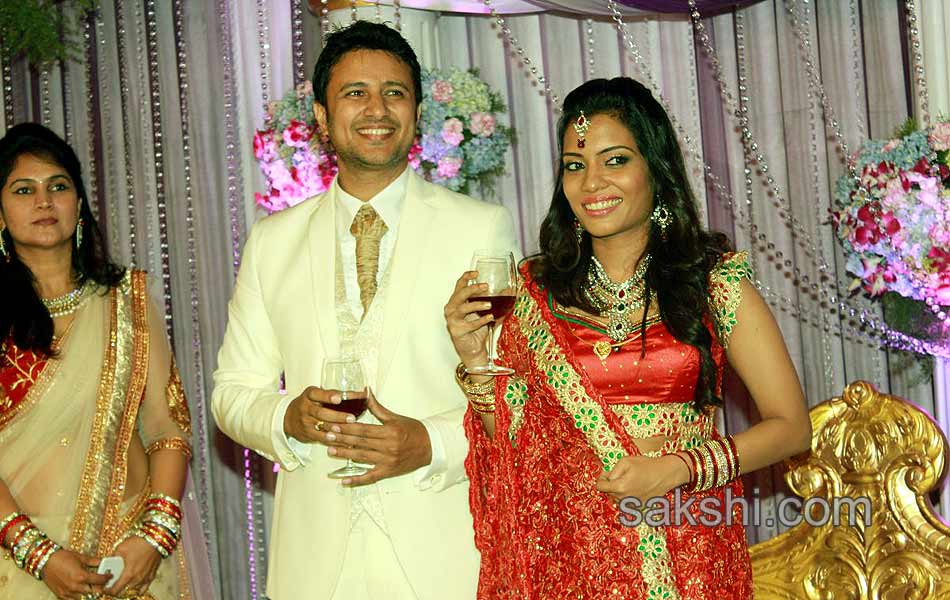 Actor Raja and Amritha wedding - Sakshi15