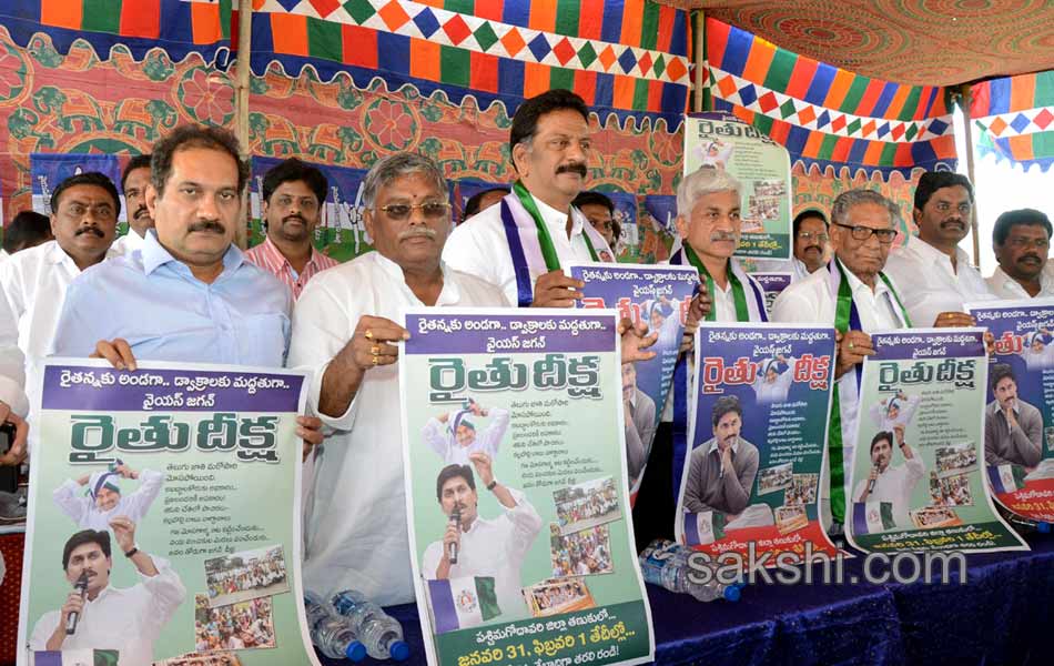 YS Jagan rythu Deeksha posters released in tanuku - Sakshi9