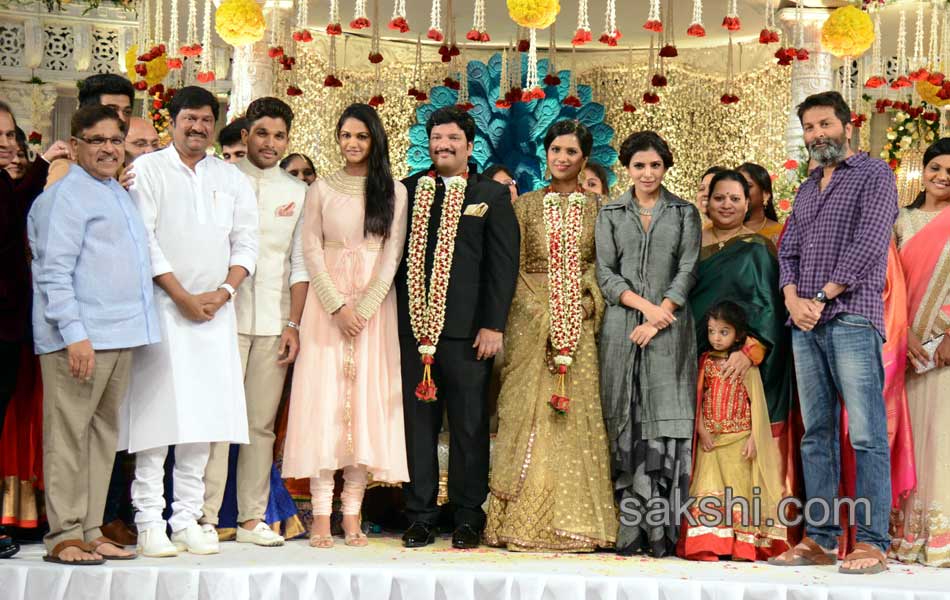 Rajendra Prasad Son Wedding Reception1