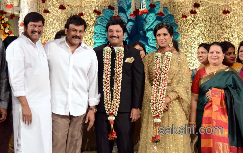 Rajendra Prasad Son Wedding Reception2