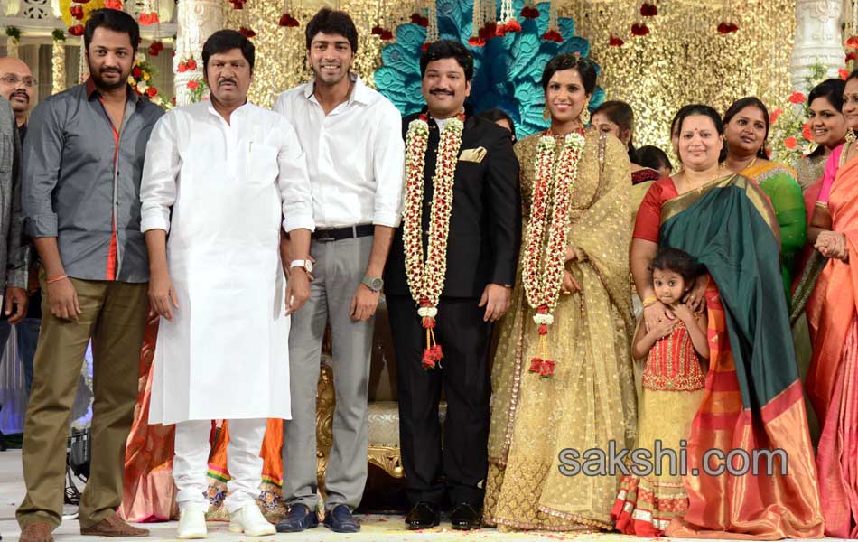 Rajendra Prasad Son Wedding Reception3